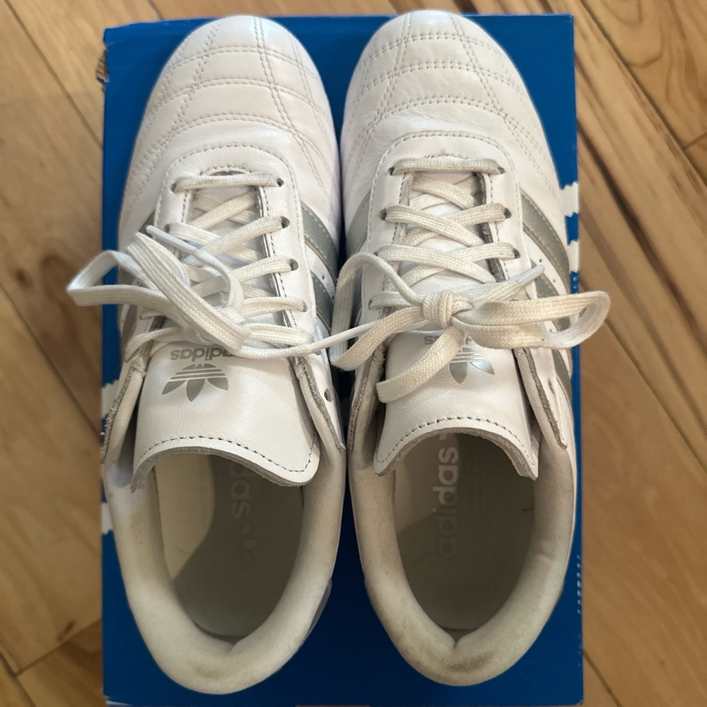 Adidas White Taekwondo Lace Sneakers